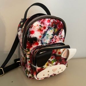 Betsey Johnson Floral Mini Backpack